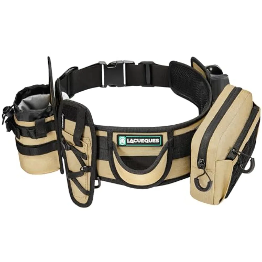 

Modular Wading Belt with Rod Holder and Tackle Pouch for Lure Fishing - Hands Free Fishing Tool Belt with Lumbar Support Fits W