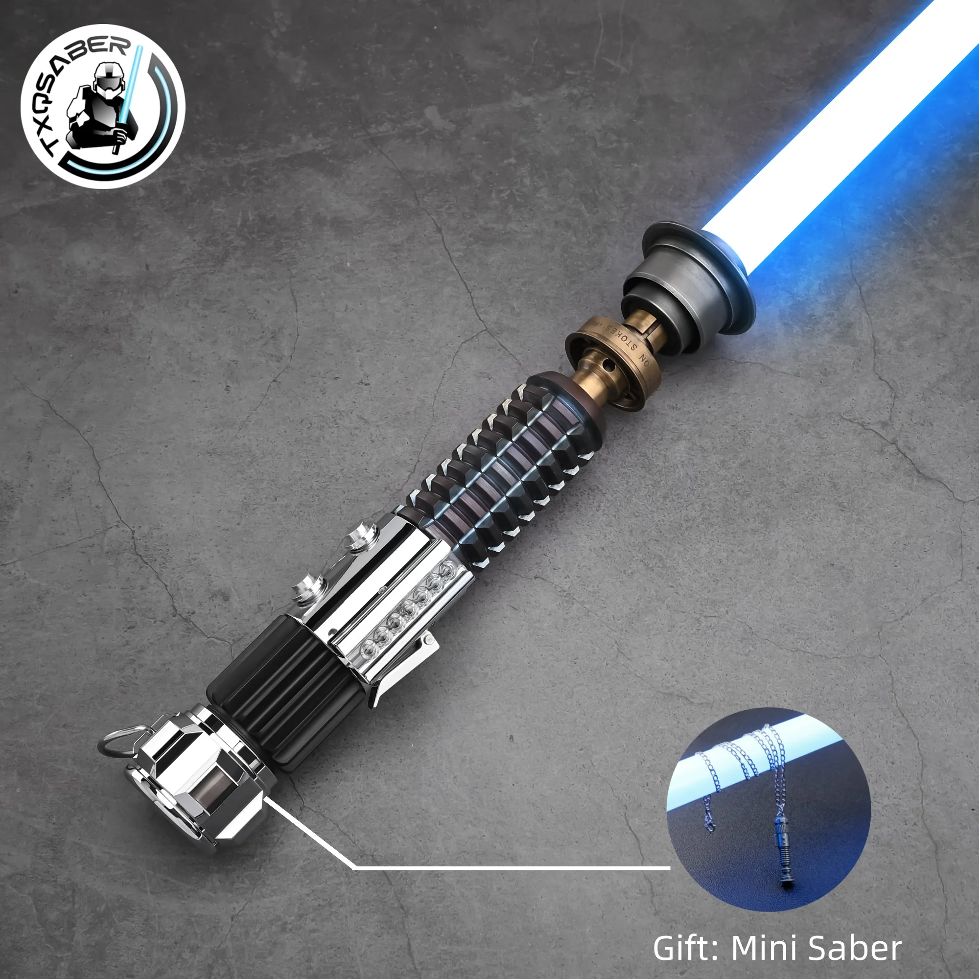 

TXQ Obi-Wan EP4 Proffie Lightsaber 12 цветов SNV4 Smooth Swing Metal Force Тяжелый дуэльный свет ЭКО Подарочные шрифты Trex Black Friday
