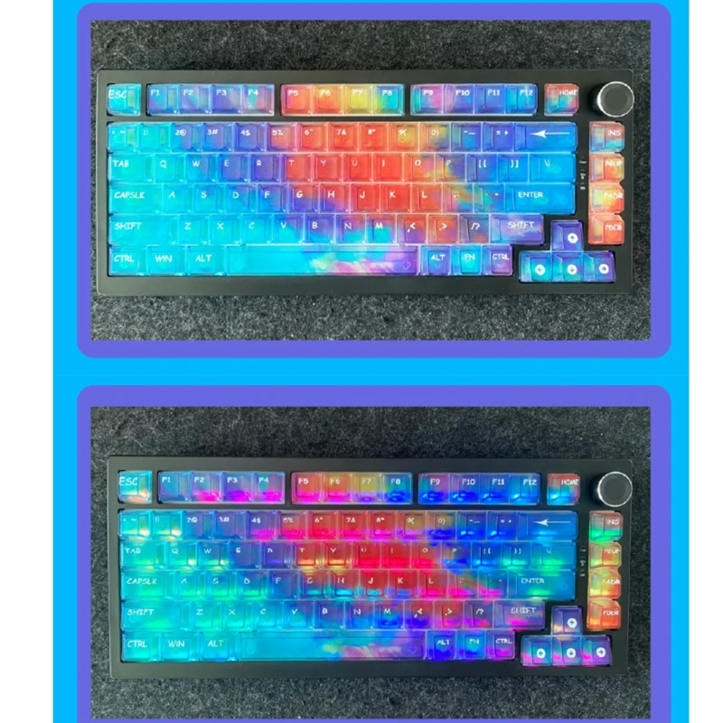 Programmer Friendly 119 OEM Height Keycaps Rapid Installation Mechanism 896C