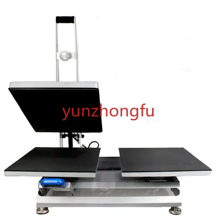 Magnetic double station transfer label heat press machine t-shirt