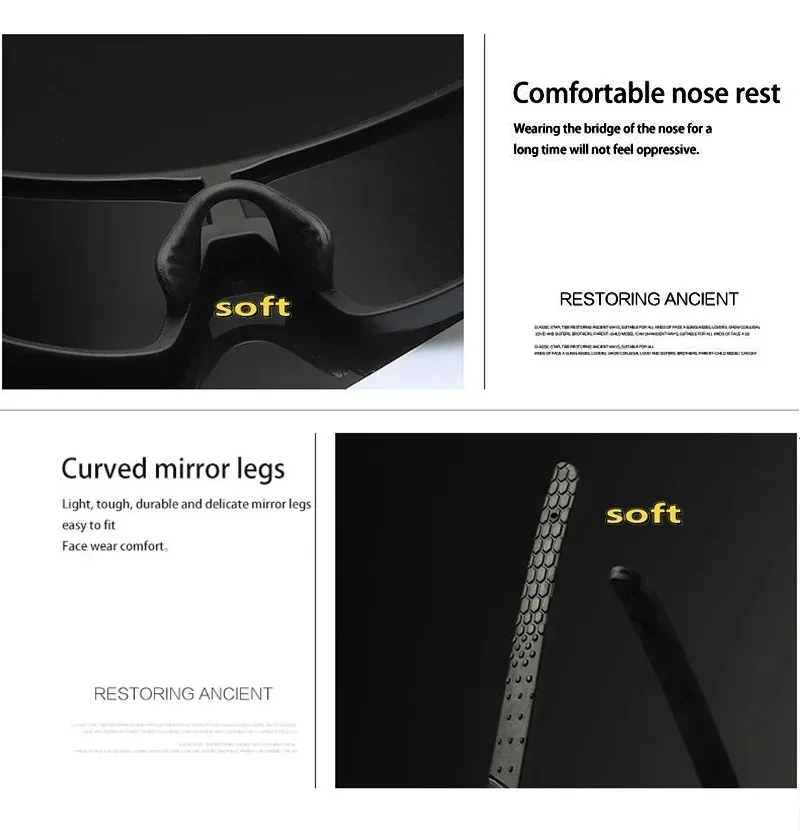 giant long-distance Cycling Glasses super light Men WomenAnti-Fog UV400 Protection MTB Bike Glasses Windproof Sports Eyewear