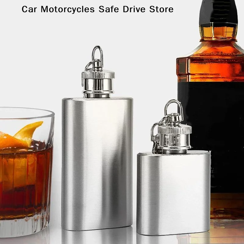 【M】1/2/4/7/8 Oz Stainless Steel Hip Flask With Funnel Pocket Hip Flask Alcohol Liquor Hip Flask Screw Cap