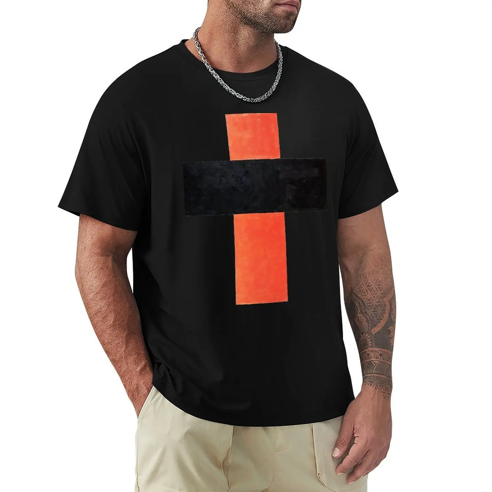 Kazimir Malevich Suprematism Cross Painting -HD T-Shirt Modern Style Print T-Shirt