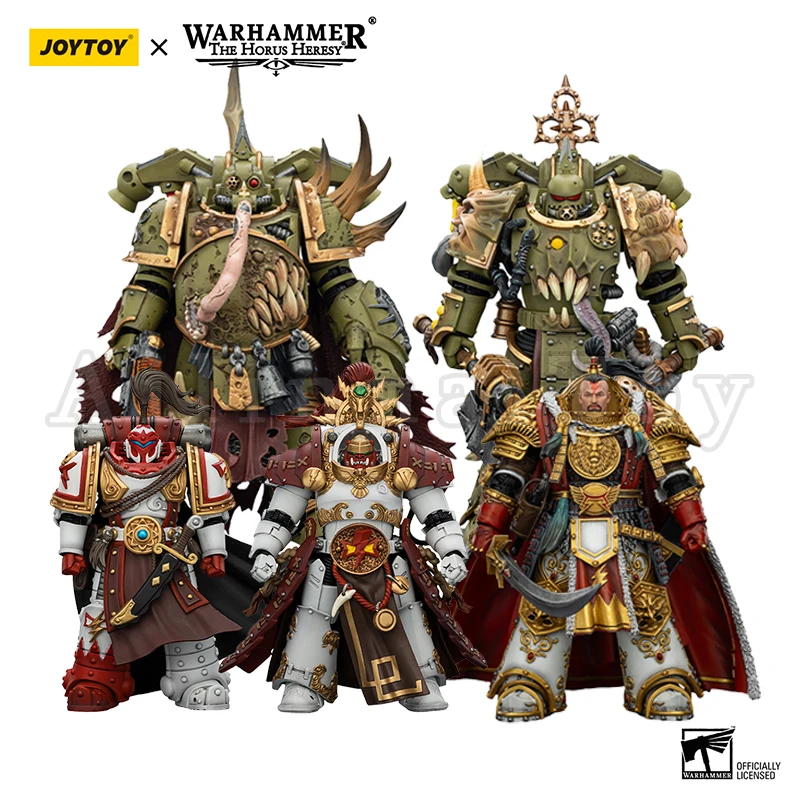 JOYTOY 1/18 figuras de acción 40K The Horus Heresy Marneus Calgar Victrix Honor Guard teniente Titus Anime modelo para regalo