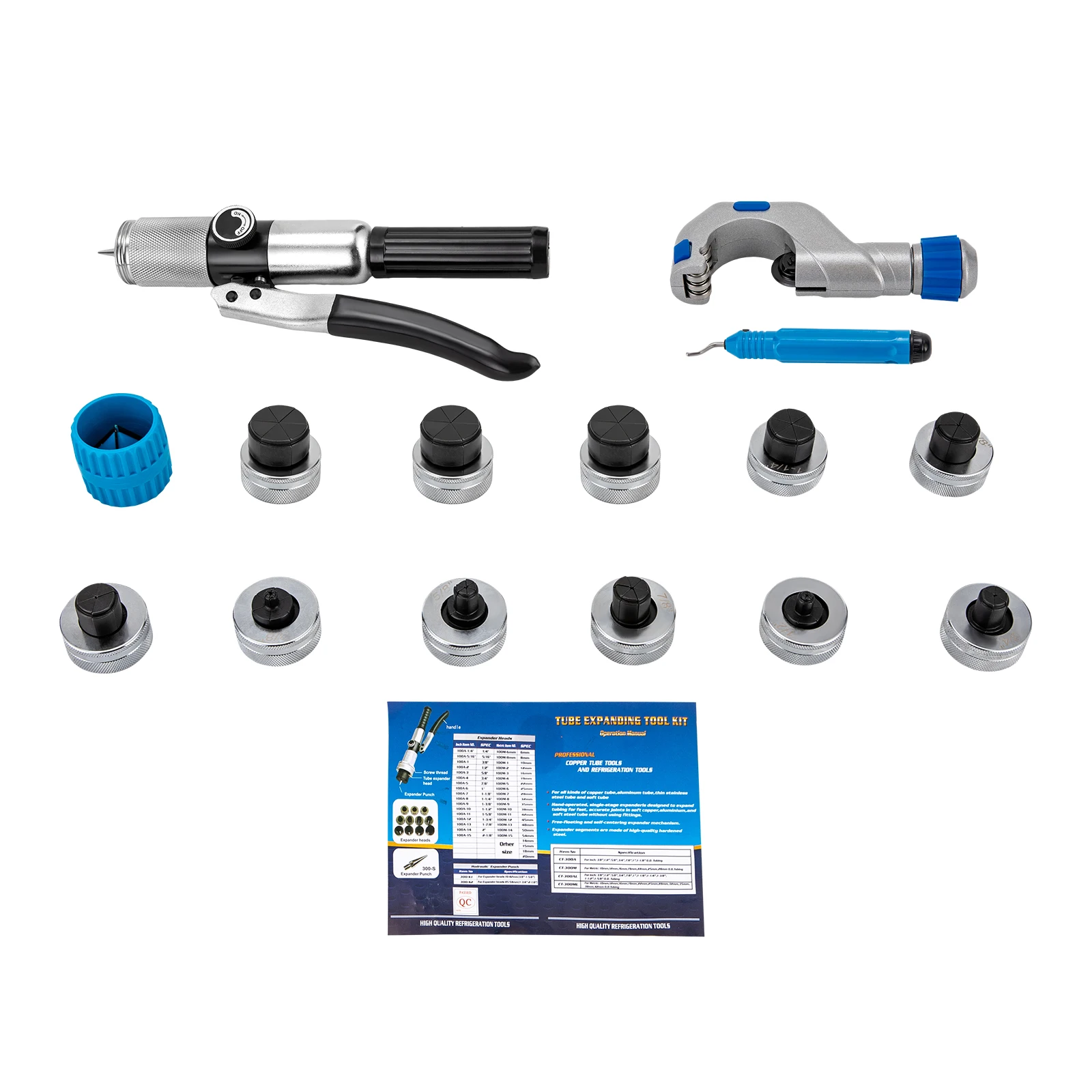 45# Steel Manual Drive Hydraulic Expander Tool Tube Cutter Expanding Copper Tube Expander
