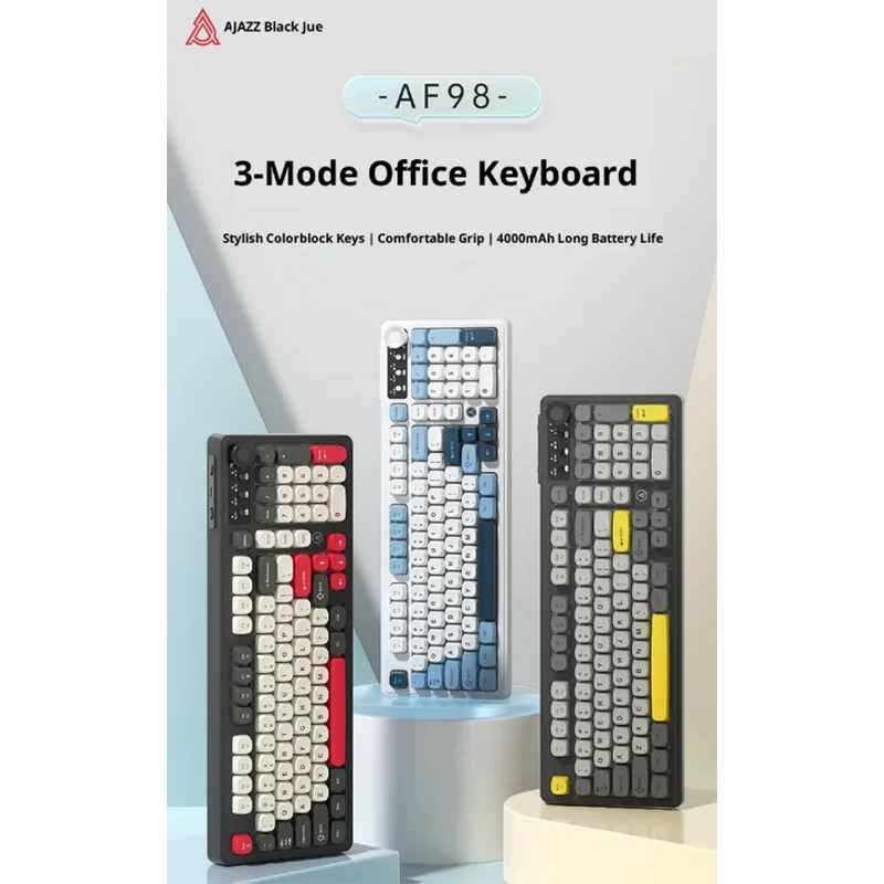 

Heijue беспроводная Bluetooth-клавиатура для экзамена на третьих условиях, киберспортивная игра, специальный механический стерв на ощупь офисный компьютер для девочек