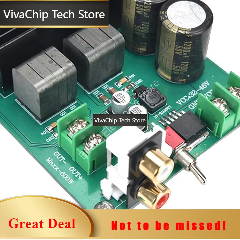 VivaChip TechTPA3255 Mono Audiophiles D-Class Digital Power Amplifier Board 600W High-power Full-range/subwoofer Switching Avail