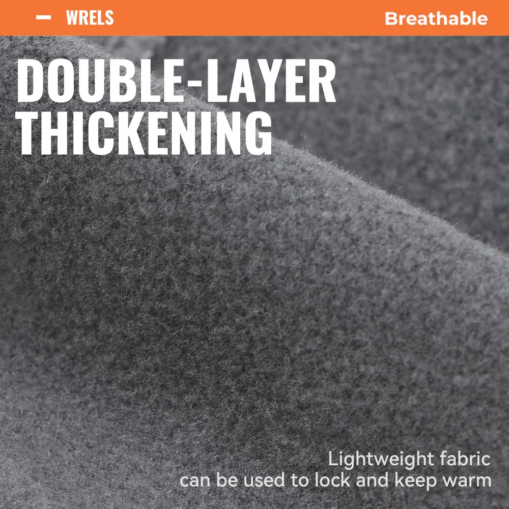 WRELS غطاء للأذنين من الصوف الدافئ غطاء للأذنين غطاء شتوي للطقس البارد فتل الرطوبة شتاء دافئ الصوف عقال للرياضة في الهواء الطلق