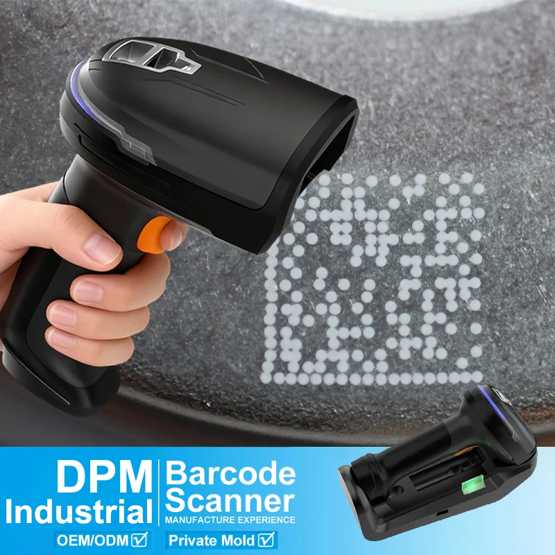 Rugged Durable Industrial Barcode Scanner Mrz OCR Reader IP65 Million-resolution Global Exposure Sensor