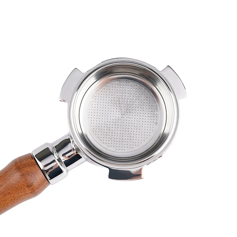 Wooden Solid Wood Handle 304 Stainless Steel Coffee Handle Suitable For Delonghi EC680/EC685