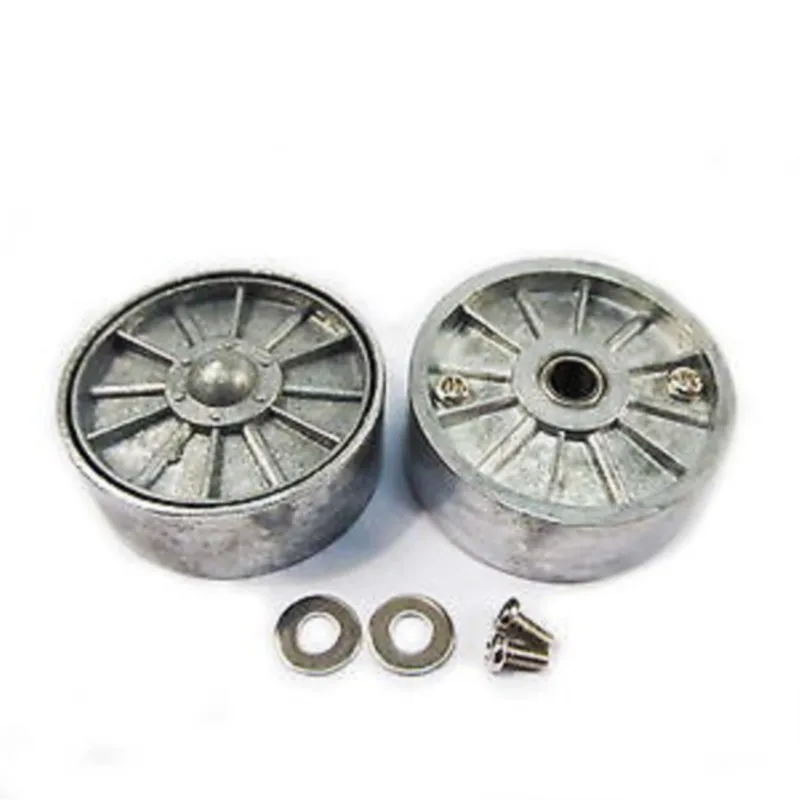 En Stock ruedas tensoras de Metal Mato con rodamientos para 1/16 Mato M4A3(75)W y Henglong Sherman 3898 RC Tank TH00860
