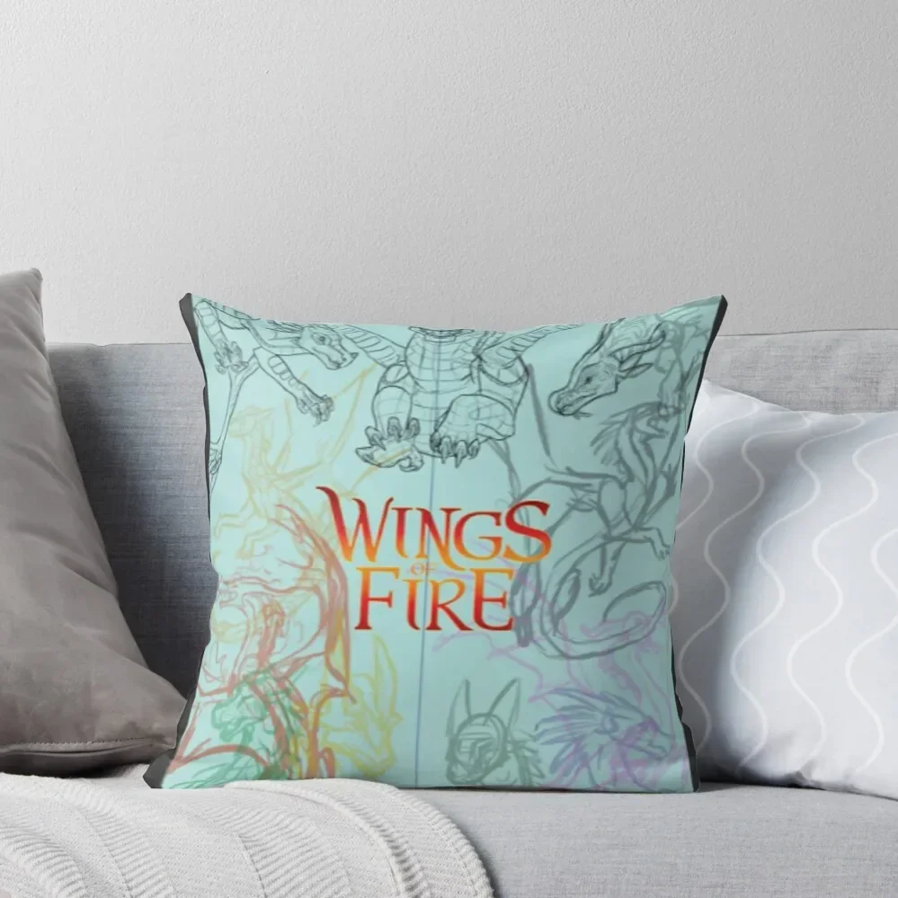 wings of fire dragon Throw Pillow Decorative Cover For Living Room Christmas Pillows pillow