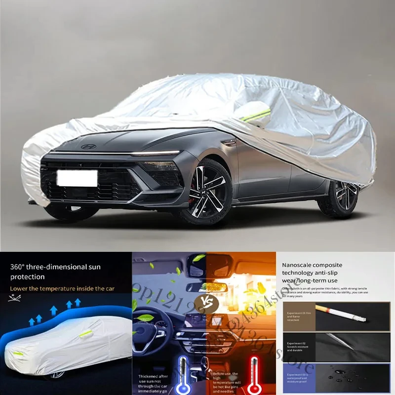 

For Hyundai-Sonata- Auto Anti snow Anti dust Anti-uv Anti peeling paint And Anti Rainwater 210t car cover Car cover protection