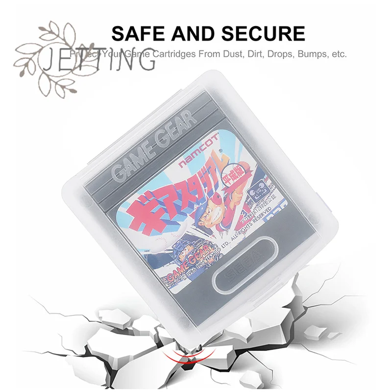 

Hot Single Game Card Cartridge Storage Display Box For Game Gear Cart GG Clear Replacement GameGear Protective Case