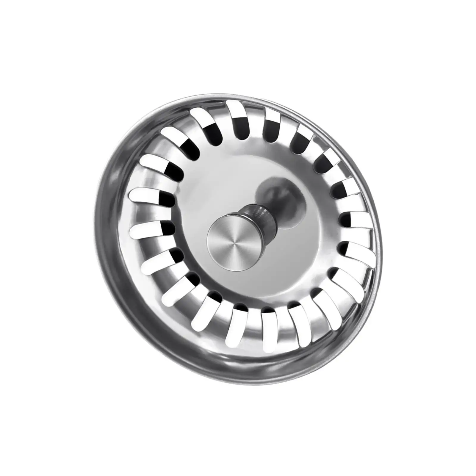 Sink Drain Filter Basket Stainless Steel Strainer Kitchen Plug Anti Block Drainage Cover for Home Apartment Restaurant