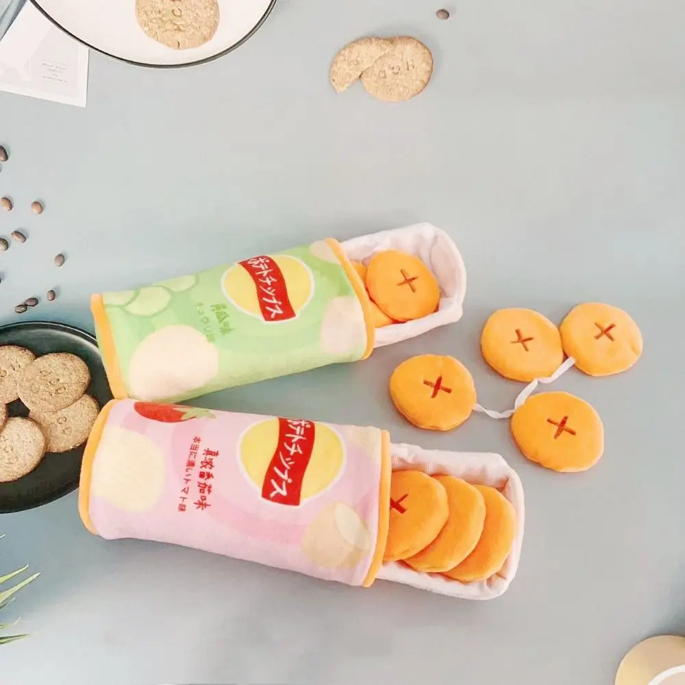 

Bite Resistant Simulated Potato Chip Dog Wear Resistant Removable Interactive Dog Puzzle Toys Pet Snuffle For Cats/Kitten