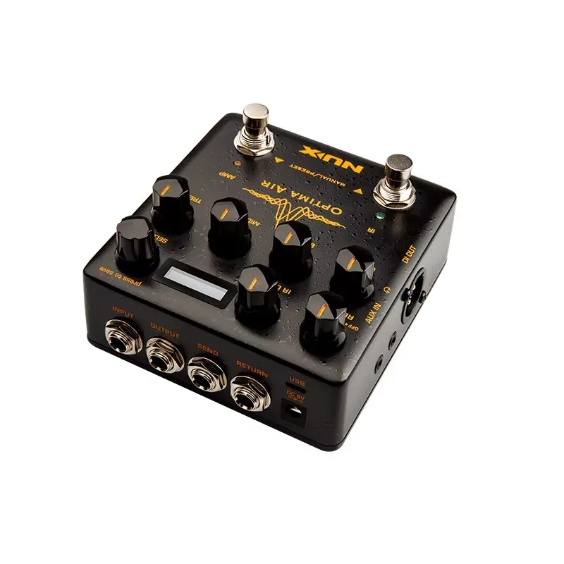 NUX NAI-5 Optima Air Dual Switch Acoustic Guitar Pedal Simulator with Preamp IR Loader Guitar Accessories Capture Mode Effects