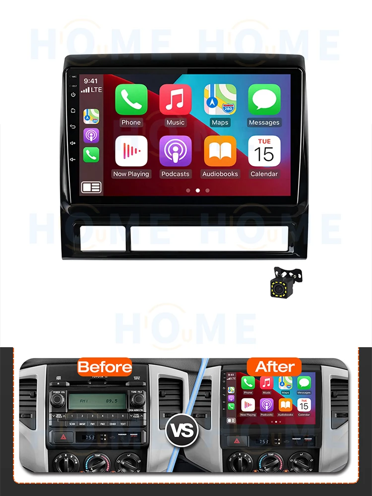 New Style Android 10 Multimedia Video For Toyota Tacoma 2 N200 2005 - 2015 Carplay Auto Car Radio Navigation GPS Player