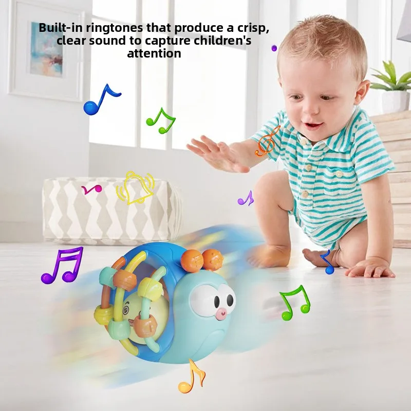 يده الحلزون الطفل حشرجة الموت ألعاب تعلم المبكر هدية التسنين للمضغ والتسنين تطور مهارات السمع والإمساك الرضع #4