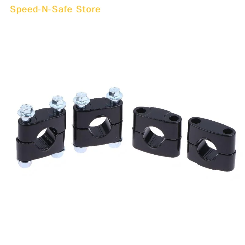 Alloy Motorcycle Handlebar Clamp 22MM Adapter Firm Direction Fixing Clip for Standard Motorbike Handlebars