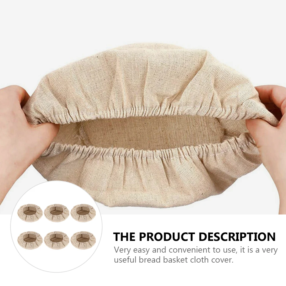 

6pcs Bread Cloth Cover Dough Baking Liner Pastry Tools Kitchen Utensil Baking Gadget Fabric Cover For Bakery Use