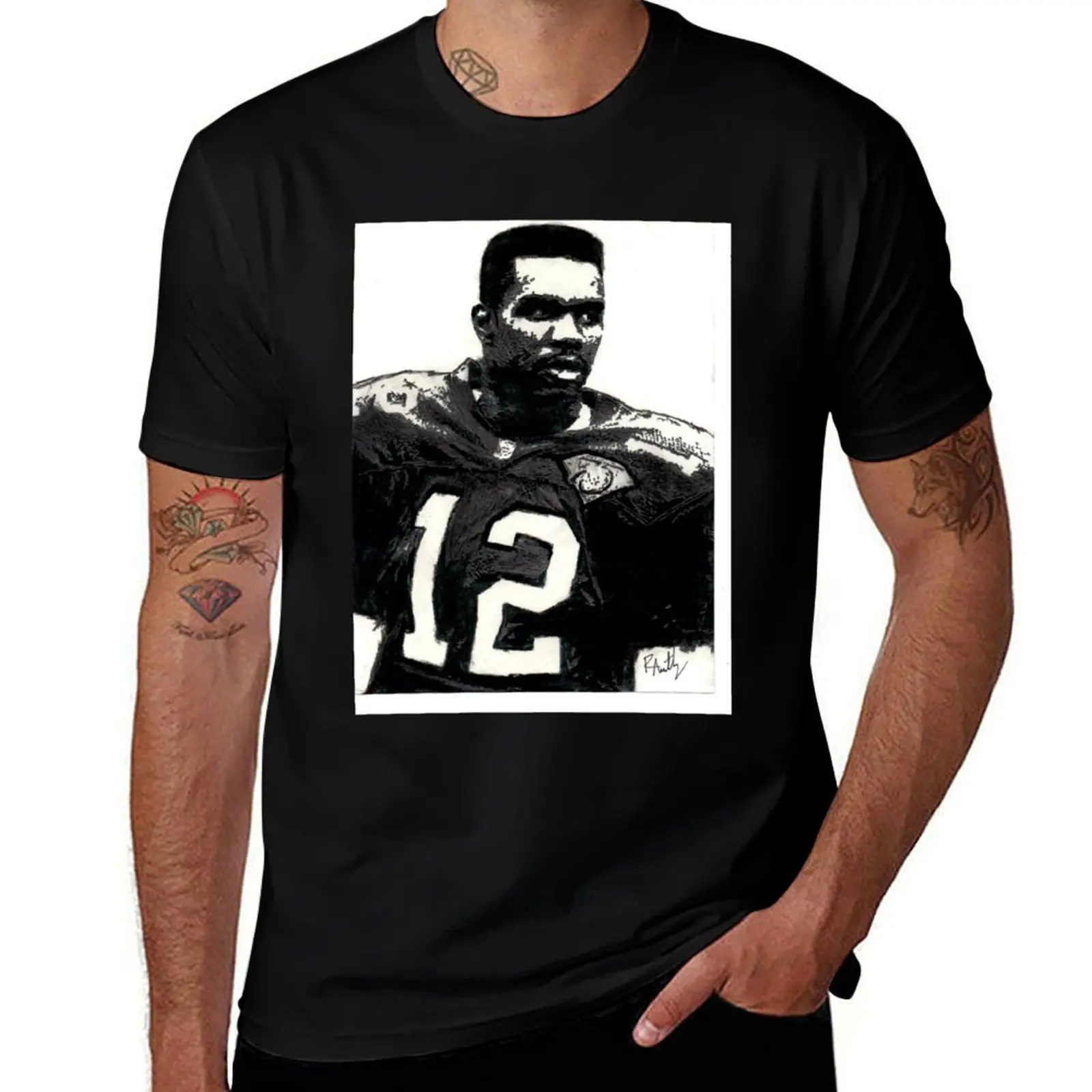 

Randall Cunningham T-Shirt man graphic t shirt t shirts for man pack cotton t shirt man luxury T-shirt