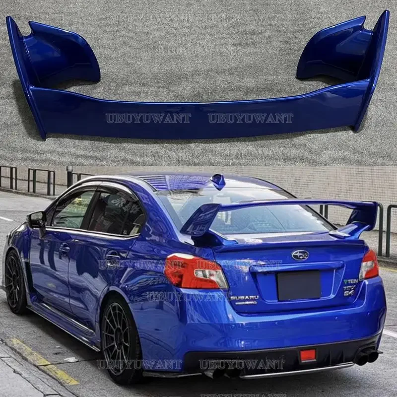 For 2007-2016 Subaru Impreza WRX STI Style Rear Trunk Spoiler High Quality ABS Material Car Rear Wing Primer Color Spoiler