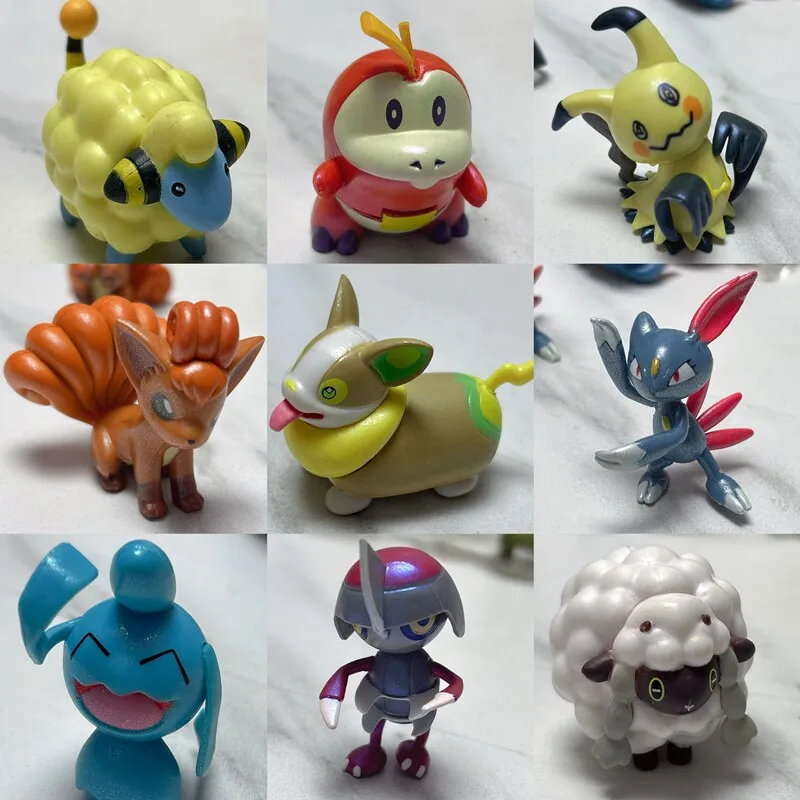 Genuine Bulk Version US WCT Pokemon Mini Figures Pocket Monster Collectible Ornaments Doll Toys view 4