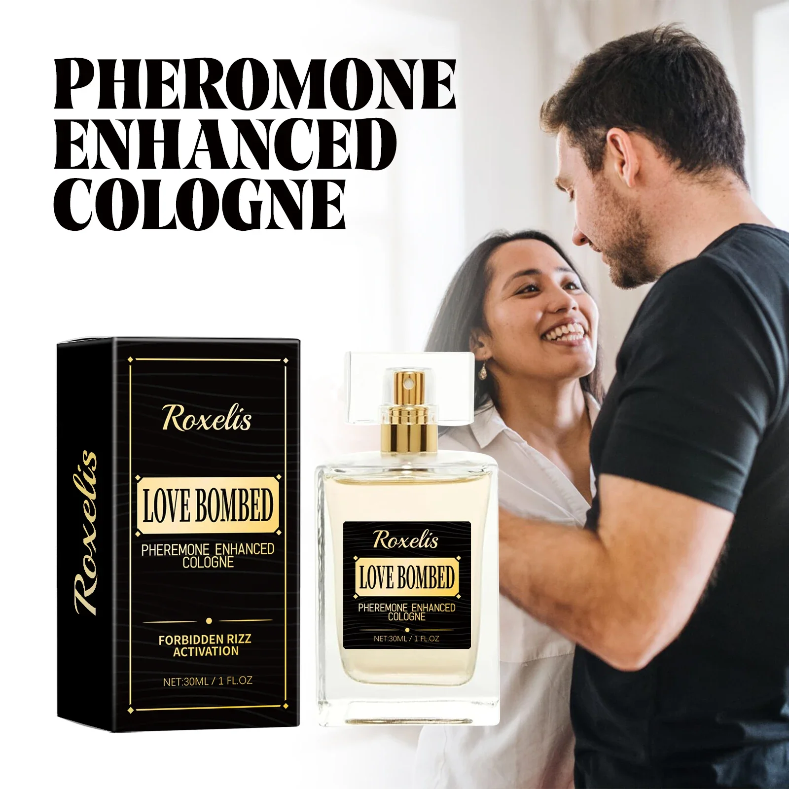 Pheromone Perfume Men , Men's Cologne Perfume Lasting Light Fragrance Business Gentleman Fresh Encounter Perfume 30ml