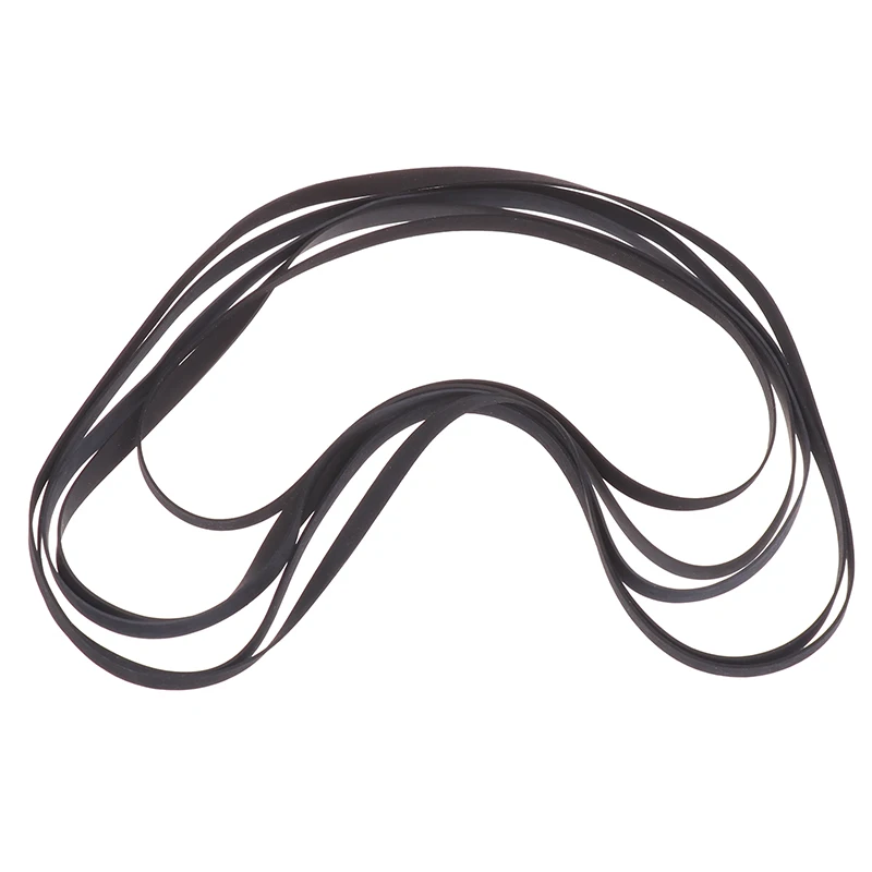 Black 5MM/4MM Cassette Tape Machine Drive Belt Rubber Turntable Transmission Strap Replacement Accessories Player Phono Tape