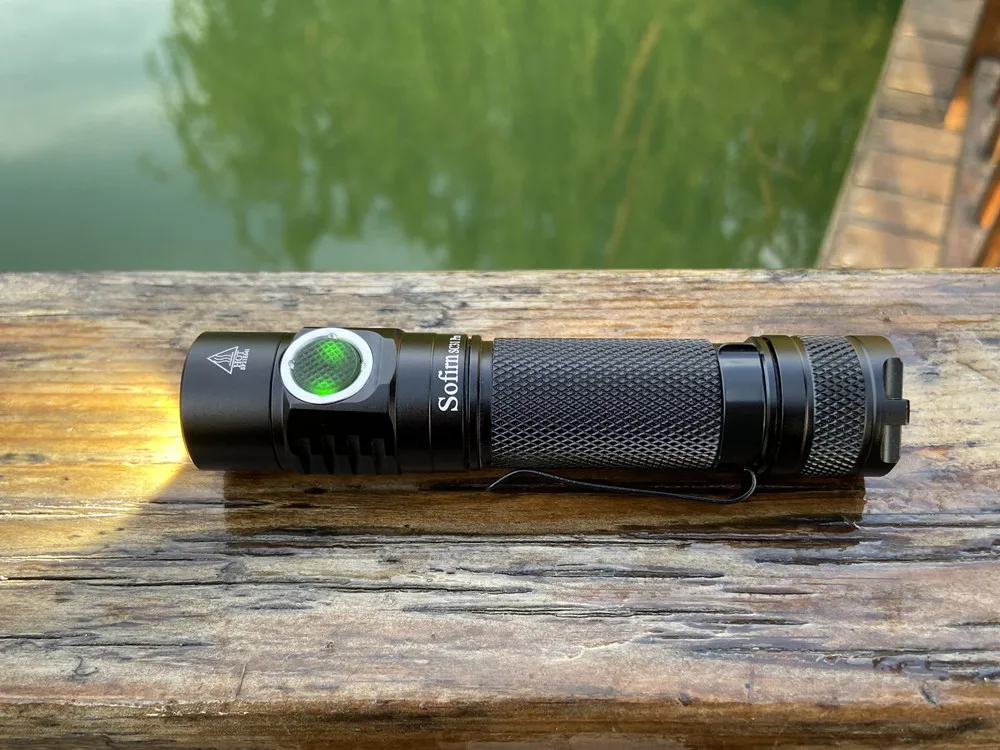 New SC31Pro Anduril 2.0 2000LM Torch SST40 LED 18650 Lantern USB C Rechargeable Flashlight Red Color