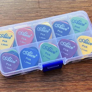 Multicolor Guitar Picks 24 Pieces ABS PREMIUM PLASTIC GITAR PICKS FOR ACOSTIC GUITARS LOW OR UKULELE 11 Main Sales Pena - №4