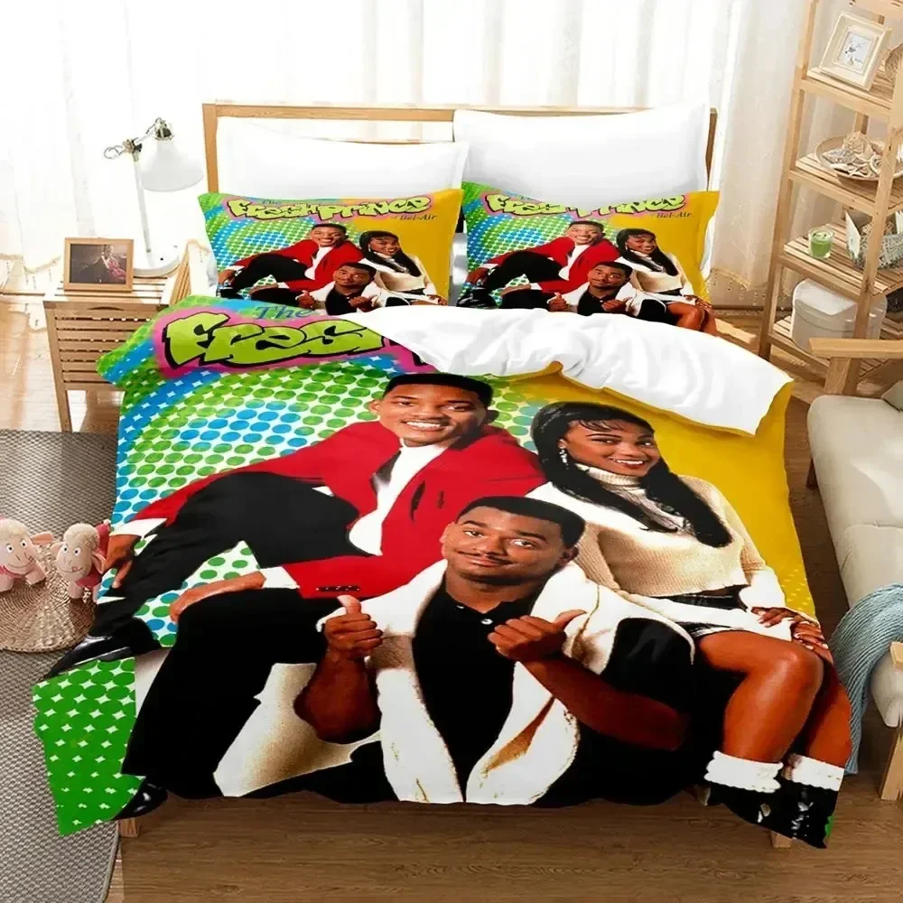 3D Print Fresh Prince of Bel-Air Comfortable Duvet Quilt Cover Pillowcase Bedding Set Children Bedroom Decoration Home Textile