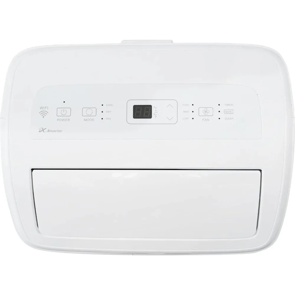 مكيف هواء محمول بقدرة 8000 وحدة حرارية بريطانية مع خرطوم مزدوج وعاكس، 350 قدم مربع، واي فاي، تطبيق ConnectLife Google و Alexa، 3 أجهزة تشغيل #4