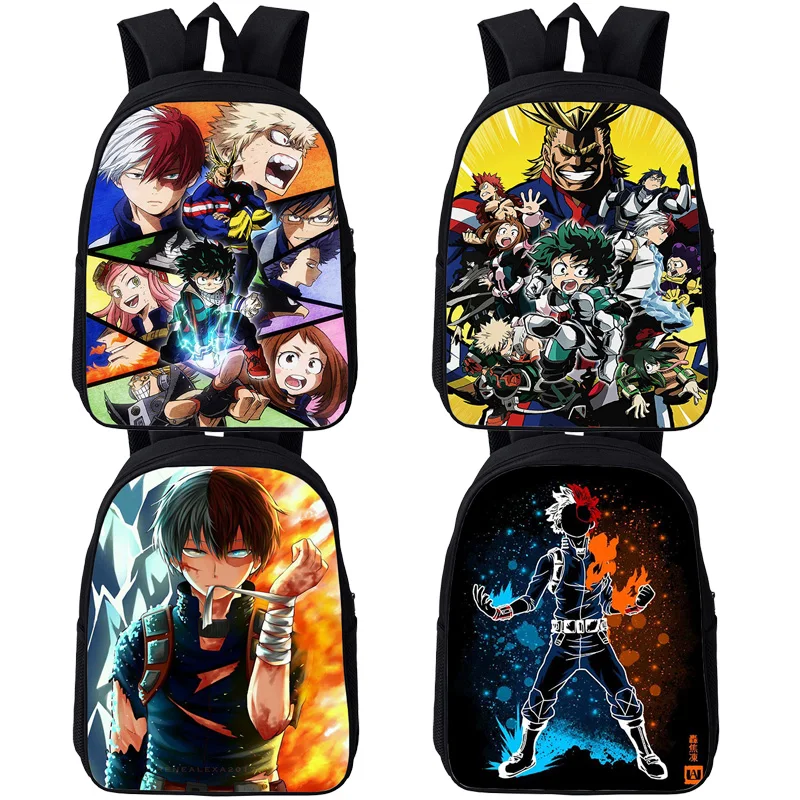 

High Quality My Hero Academia Backpack Boys Girls Laptop Knapsack Teens School Rucksack Students Back To School Bookbag Mochila