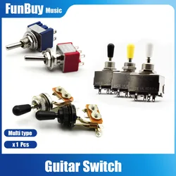 3 Way Toggle Switch for LP SG Electric Guitar Metal 5 Way FD Guitar Control Switch Electric Guitarra Switch with Switch Tip Free