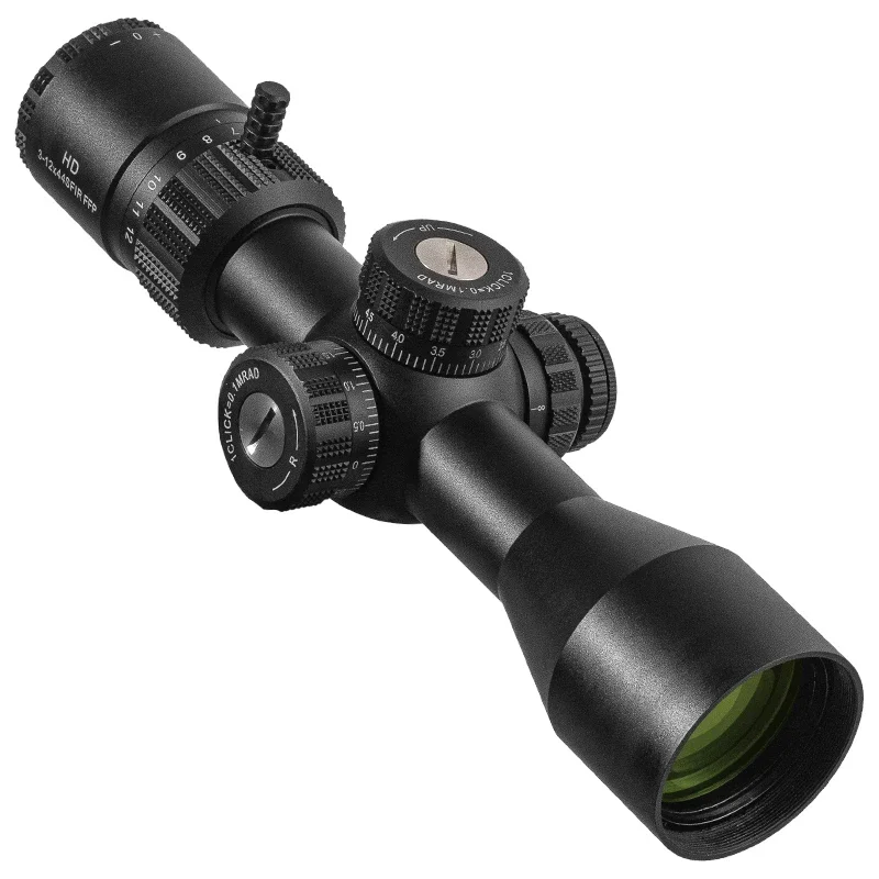 DIANA HD ED-MOA 3-12X44 SFIR FFP Scope First Focal Plane Tactical Riflescope R&G Illuminated Reticle Optics Sight