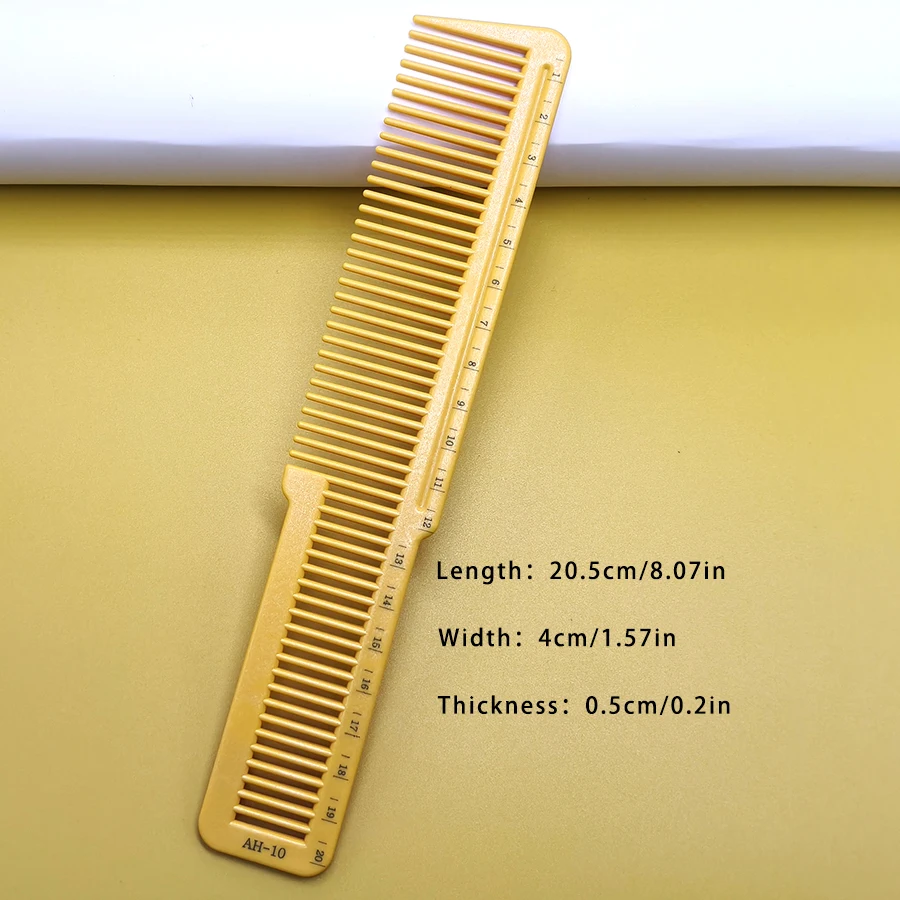 Sechsteiliges Set Haarschneidekämme in Abgestuften Größen, Erhältlich in Fünf Farben, Ein Unverzichtbares Friseurkamm-Set für Salon-Stylisten – Detail 4