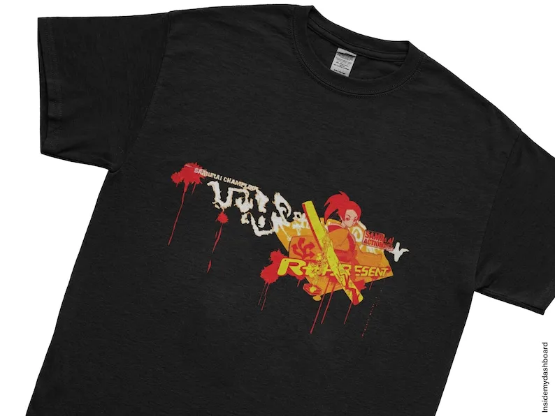 Samurai Champloo Fuu's Quarrles T-Shirts, Samurai Anime, Nujabes, Cowboy Bebop, Samurai Champloo Shirt