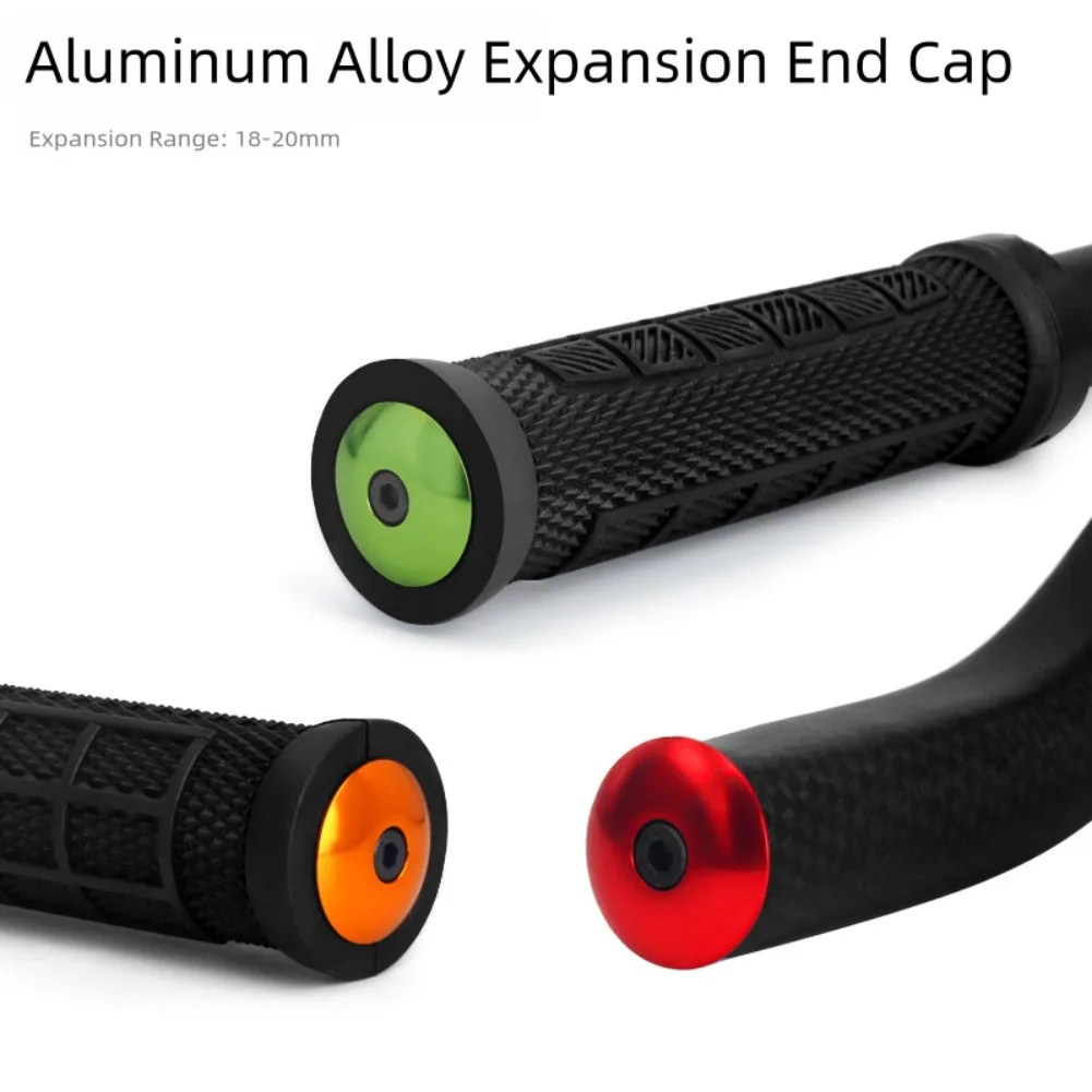 

Bicycle Handlebar End -Caps For Mountain/Road Bikes Aluminum Alloy Grips Cap Easy Install Secure Fit 1Pair Stylish Design
