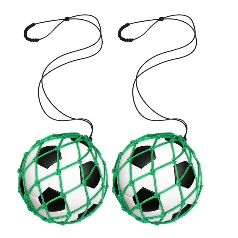 

Hot 2PCS Football Kick Trainer Soccer Ball Net Kicker, For Ball Size 3, 4, 5, Solo Soccer Kick Practice Training Aid