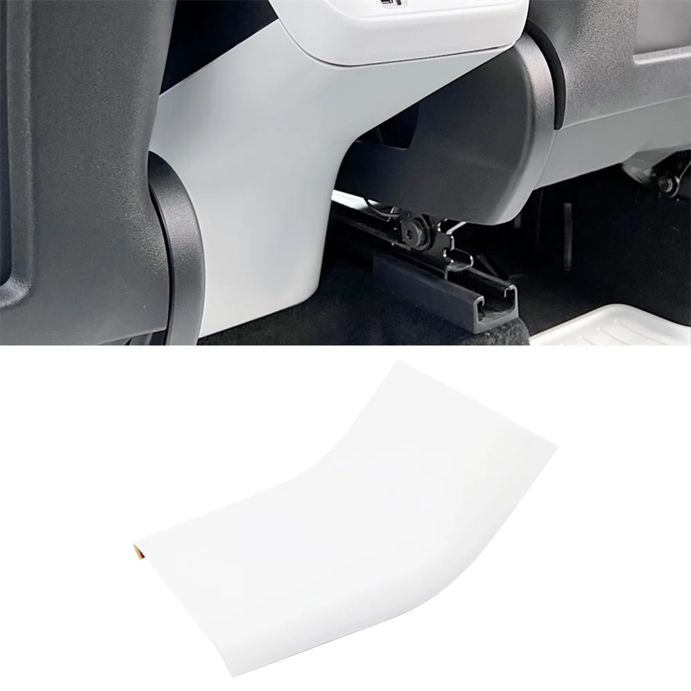 Cubierta de pasamanos embellecedora para coche Tesla Model Y 3, salida de aire trasera, acondicionador, antipatadas, blanco mate, accesorios