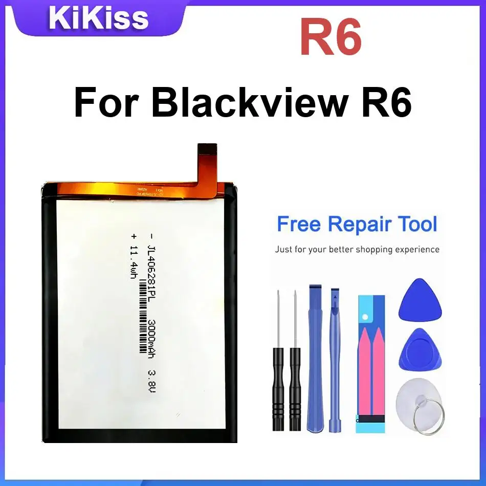 Mobile Phone Battery R6 For Blackview R6 Smartphone Li-ion Polymer Batteries