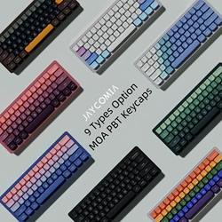 JCM MOA GMK juego grande de teclas PBT, más tipos, 7u, teclas de barra espacial, teclas para teclado mecánico MX Switch 65, diseño de Wooting Hi75 GMK75