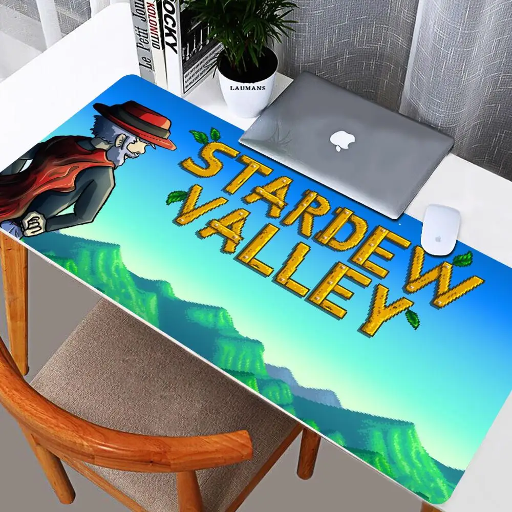 Stardew Valley XXL Mouse Pad Anime Gamer Cabinet Mousepad PC Pink Gaming Accessories Keyboard Pad Laptop Kawaii Desk Mat Carpet