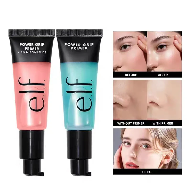 Elf Power Grip Primer Crema base viso idratante a base di gel per trucco rassodante Indossare viso a lunga durata Migliora la struttura del trucco