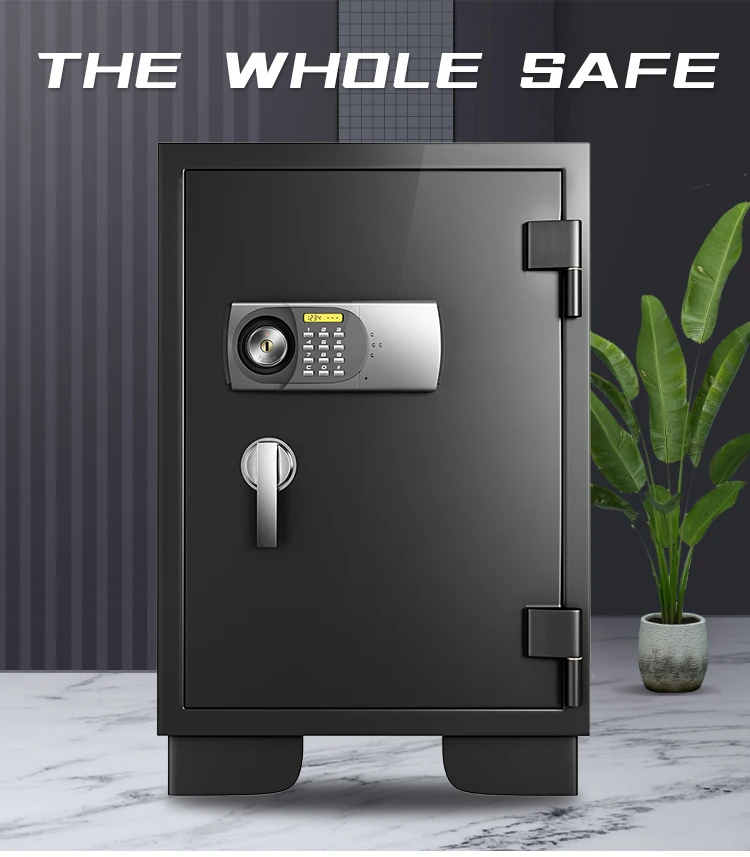 The latest upgrade black electronic digital lock  safe is suitable for bank and other use