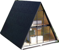Airbnb Casas Prefabricadas Modernas Cabin Kit a Frame Triangle House Prefabricated Modular Mobile Tiny Home
