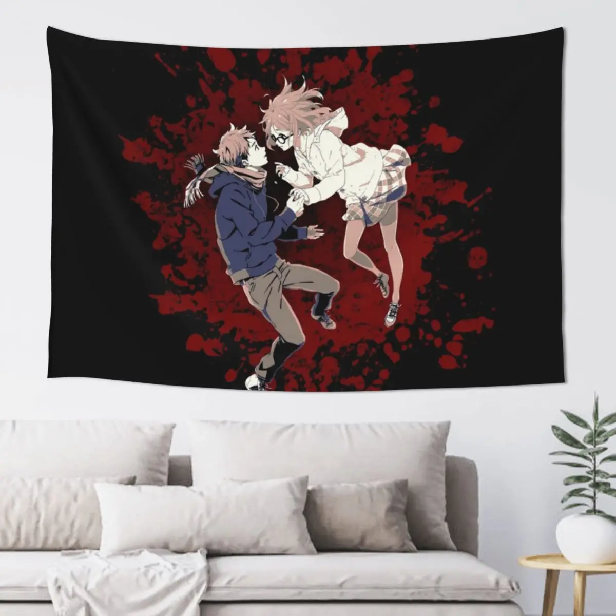 

Kyoukai no kanata Tapestry Anime Decor Nordic Home Decor Home Decorations Aesthetic Wall Hanging Tapestry