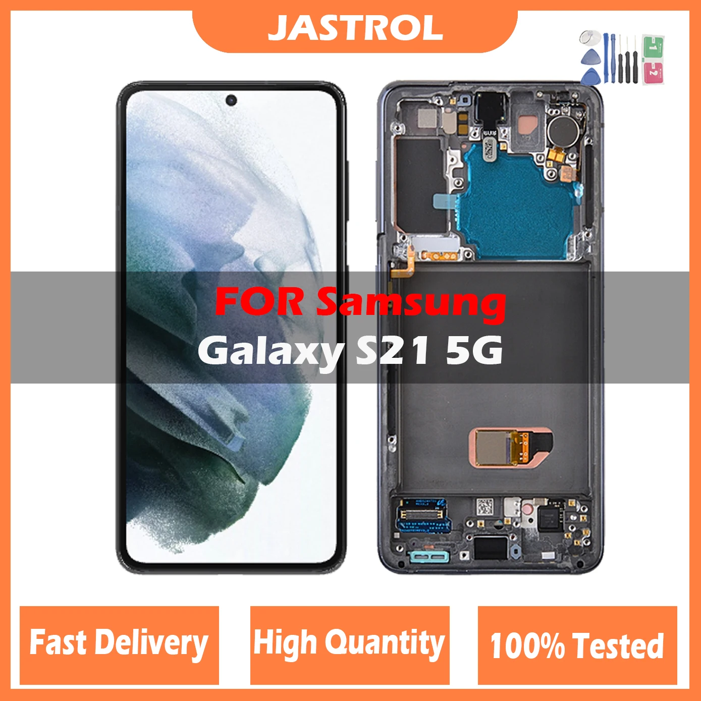 

OLED LCD For Samsung Galaxy S21 Lcd G991 G990F/DS Display With Frame Touch Screen Digitizer For Samsung s21 LCD